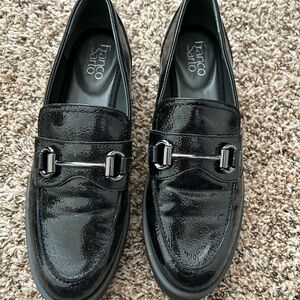 Franco Sarto black loafers
